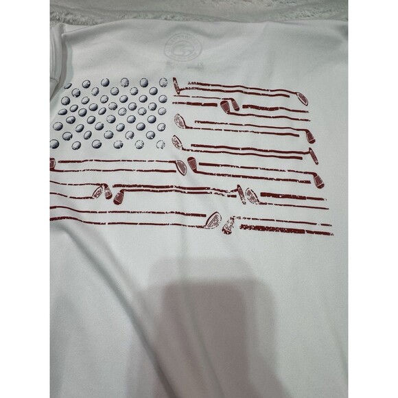 Vapor Apparel Seize the Ray Men's Long Sleeve 50+UPF Fun USA Golf Logo ShirtXL - Picture 1 of 9